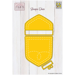 Stanzform Präge Stanzschablone Cutting Die - Nellie`s - SD342 Tasche